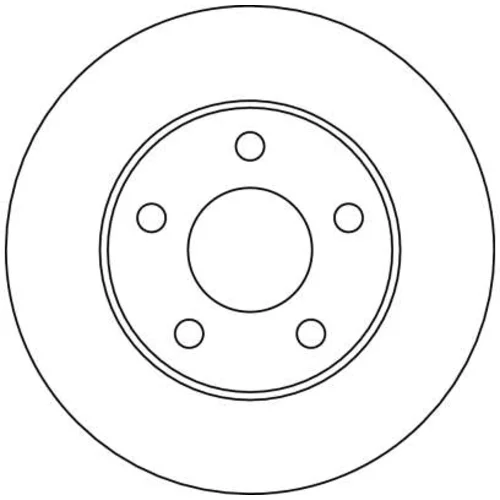 Brzdový kotúč TRW DF4041 - obr. 1