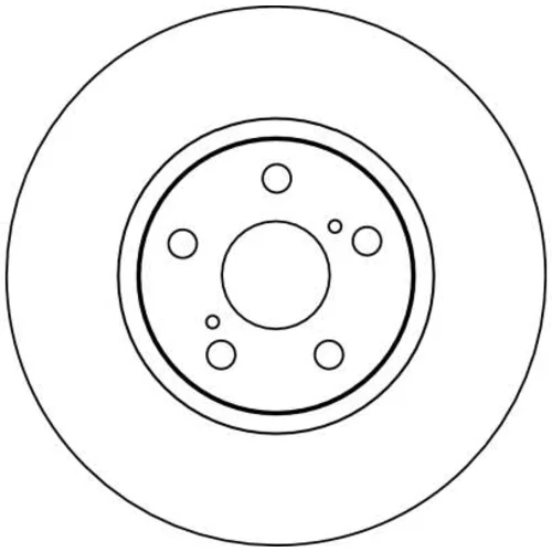 Brzdový kotúč TRW DF4100 - obr. 1