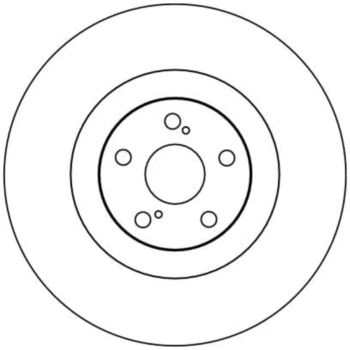 Brzdový kotúč TRW DF4101S - obr. 1