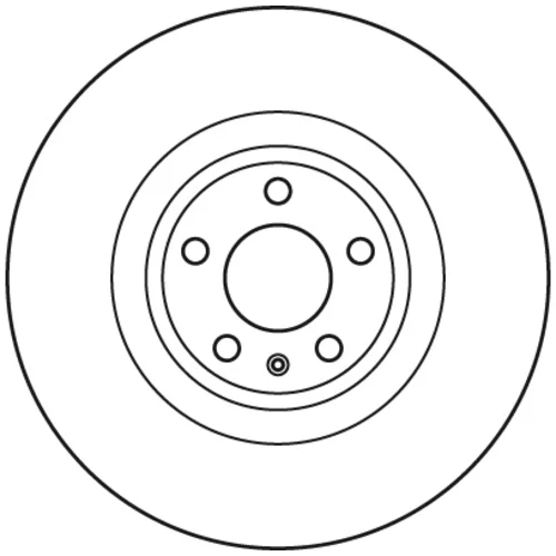 Brzdový kotúč TRW DF4695S - obr. 1