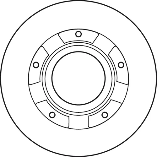 Brzdový kotúč TRW DF4821S - obr. 1