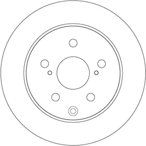 Brzdový kotúč TRW DF4829 - obr. 1