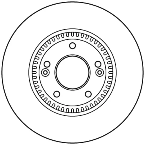 Brzdový kotúč DF6108S /TRW/ - obr. 1