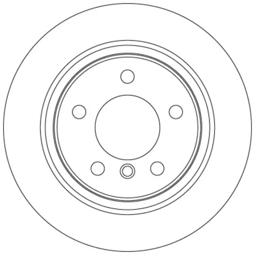 Brzdový kotúč TRW DF6137 - obr. 1