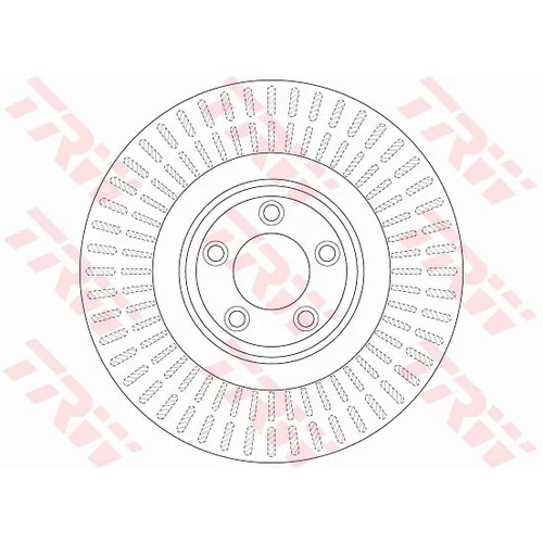 Brzdový kotúč TRW DF6146S