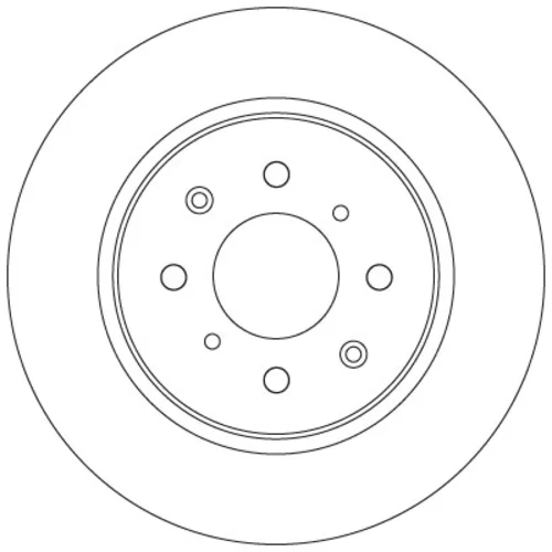 Brzdový kotúč TRW DF6318 - obr. 1