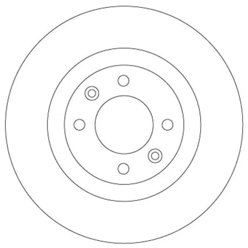Brzdový kotúč TRW DF6632 - obr. 1