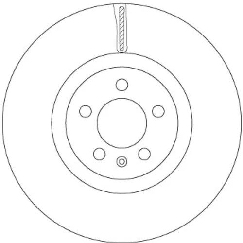Brzdový kotúč TRW DF6983S