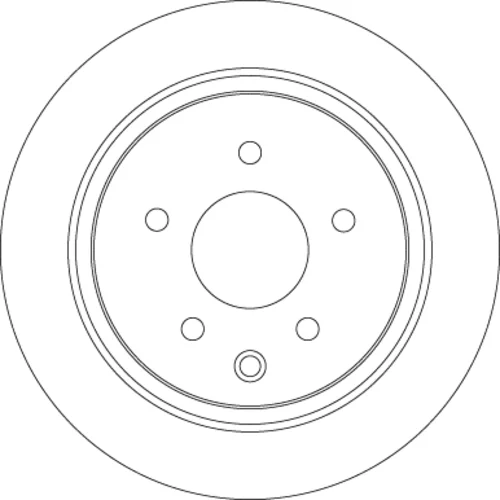 Brzdový kotúč TRW DF7369 - obr. 1