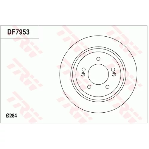 Brzdový kotúč TRW DF7953