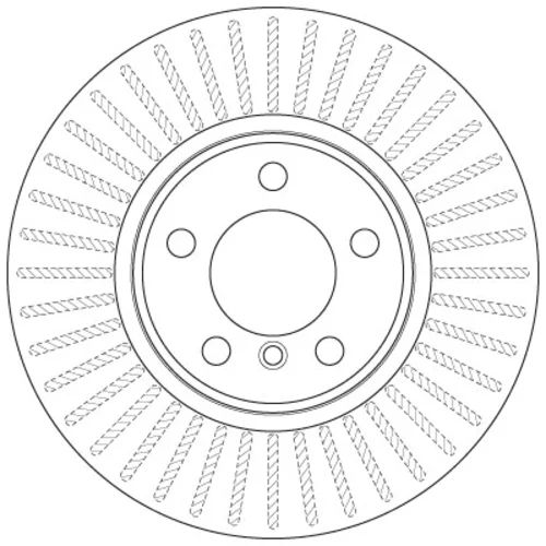 Brzdový kotúč TRW DF8050 - obr. 1