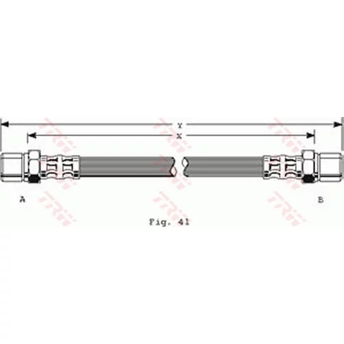 Brzdová hadica TRW PHA245