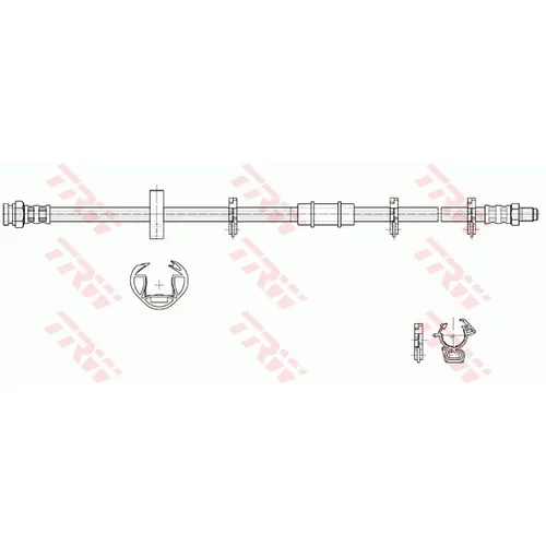 Brzdová hadica TRW PHB243 - obr. 1