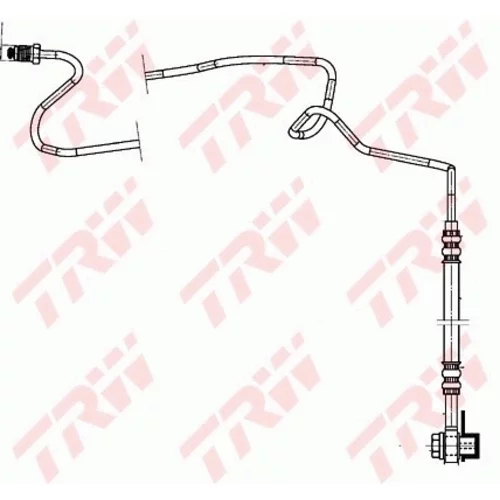 Brzdová hadica TRW PHD942 - obr. 1