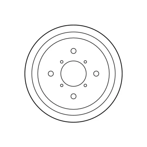 Brzdový bubon TRW DB4270 - obr. 1