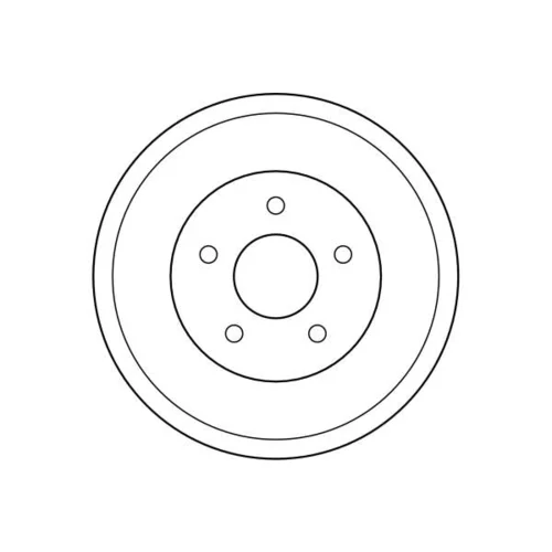 Brzdový bubon TRW DB4309 - obr. 1