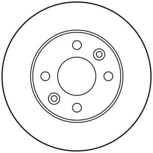 Brzdový kotúč TRW DF1010 - obr. 1