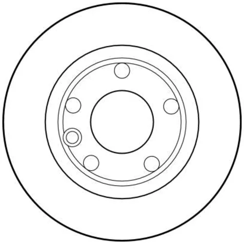 Brzdový kotúč TRW DF1593 - obr. 1
