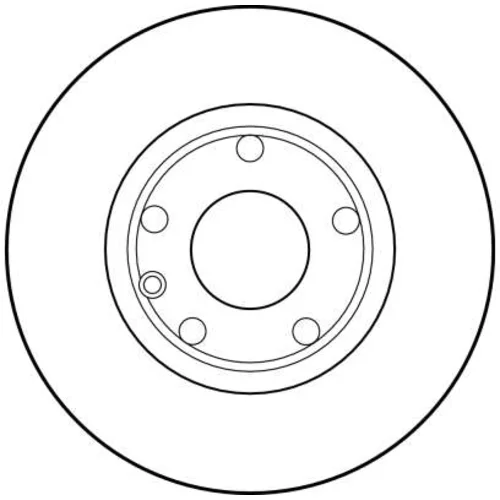 Brzdový kotúč TRW DF1596 - obr. 1