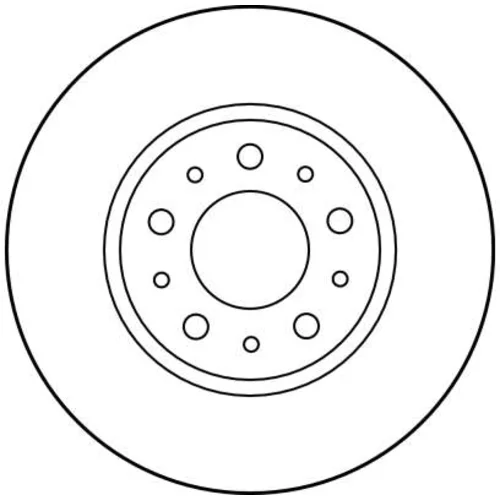 Brzdový kotúč TRW DF1697 - obr. 1