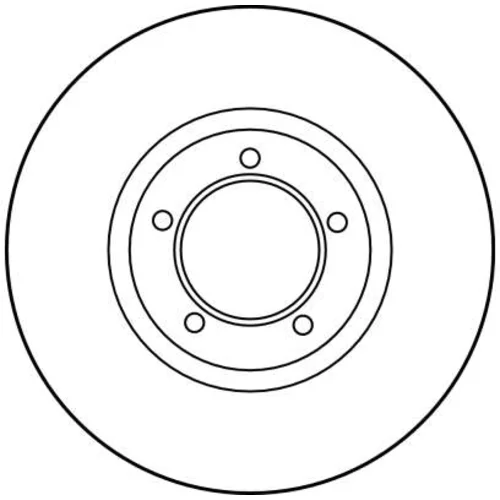 Brzdový kotúč TRW DF1826 - obr. 1