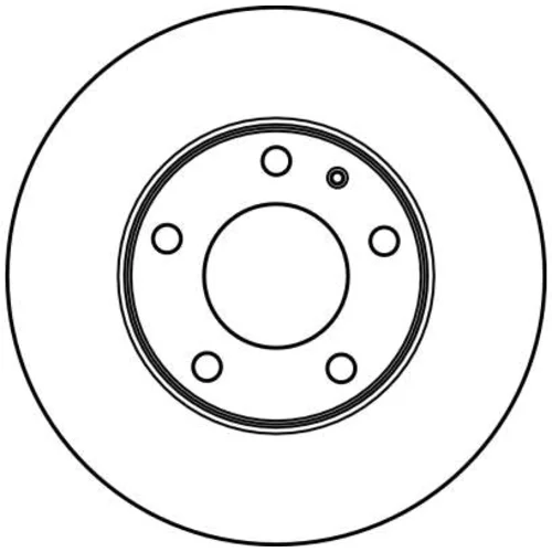 Brzdový kotúč TRW DF2551 - obr. 1