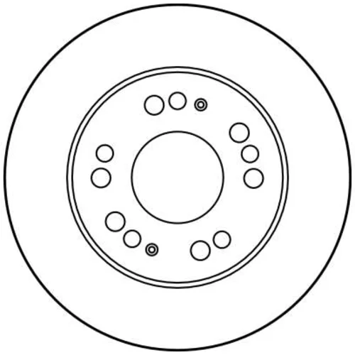 Brzdový kotúč TRW DF2718 - obr. 1