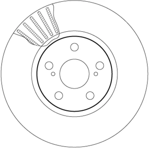 Brzdový kotúč TRW DF4160 - obr. 1