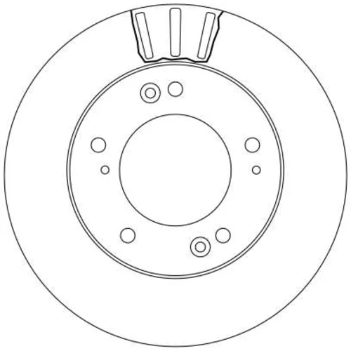 Brzdový kotúč TRW DF4172 - obr. 1