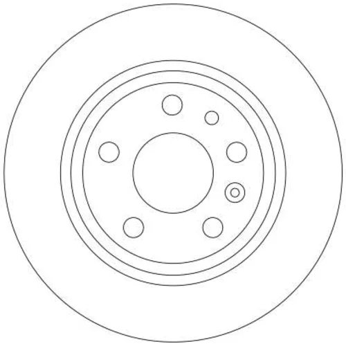 Brzdový kotúč TRW DF4279 - obr. 1