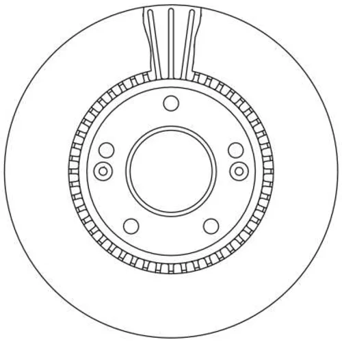 Brzdový kotúč TRW DF4283 - obr. 1