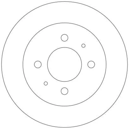 Brzdový kotúč TRW DF4319 - obr. 1