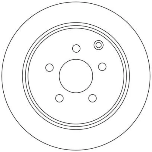Brzdový kotúč TRW DF4353 - obr. 1