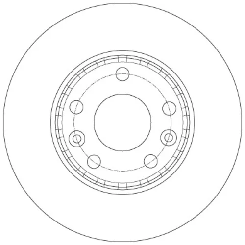 Brzdový kotúč TRW DF6072 - obr. 1