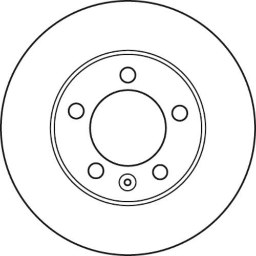 Brzdový kotúč TRW DF6131S - obr. 1