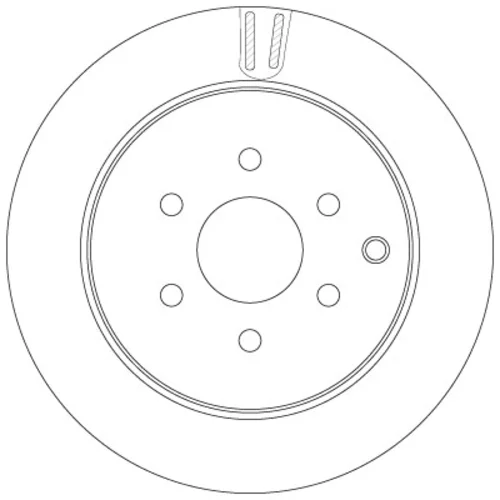 Brzdový kotúč TRW DF6289 - obr. 1