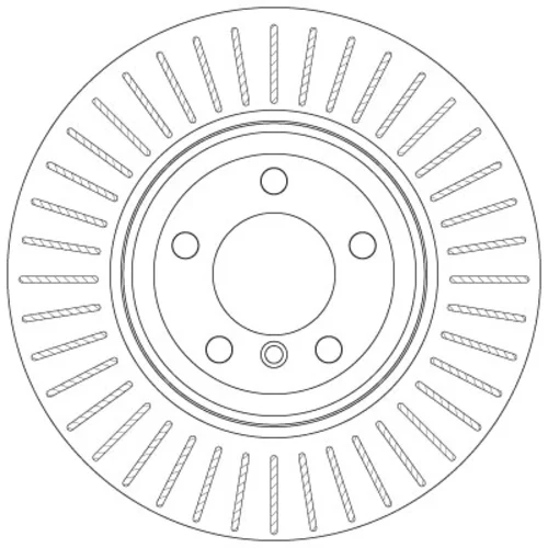 Brzdový kotúč TRW DF6476S - obr. 1
