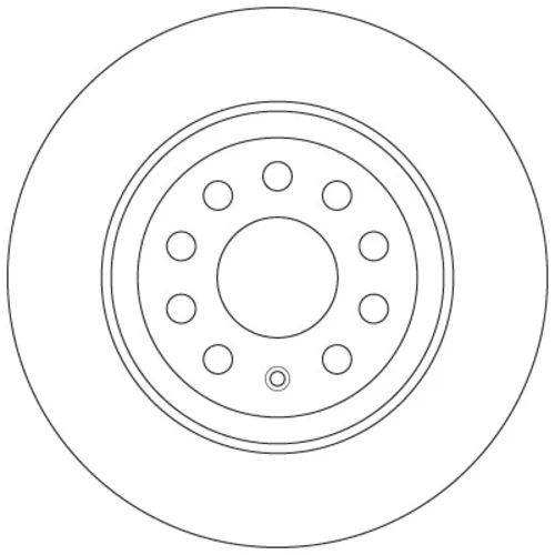 Brzdový kotúč TRW DF6504 - obr. 1