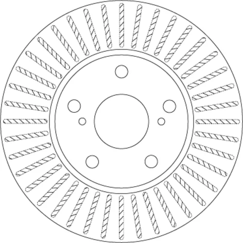 Brzdový kotúč TRW DF6679 - obr. 1