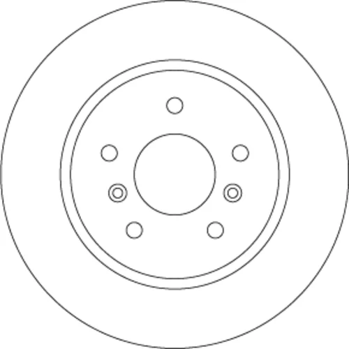 Brzdový kotúč TRW DF6787