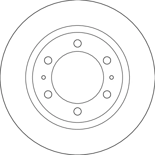 Brzdový kotúč TRW DF6817S