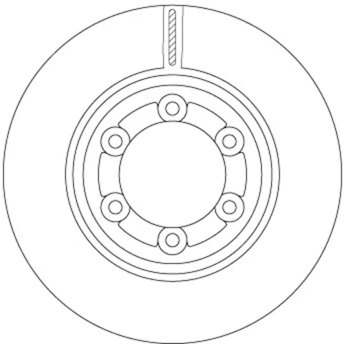Brzdový kotúč TRW DF6984