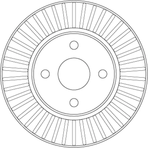 Brzdový kotúč TRW DF7127 - obr. 1