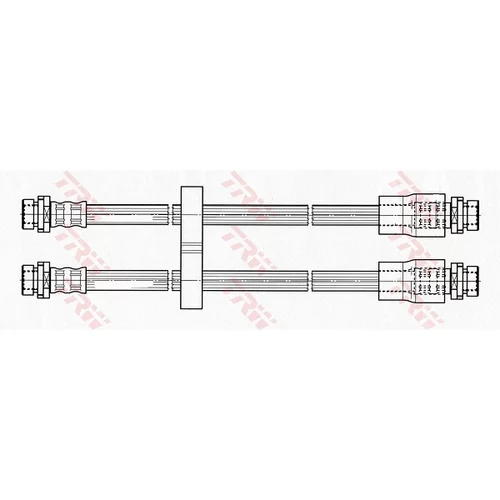 Brzdová hadica TRW PHA492 - obr. 1