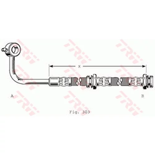Brzdová hadica TRW PHD120