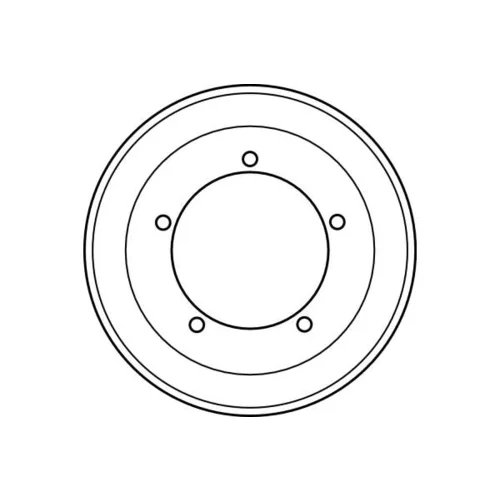 Brzdový bubon TRW DB4166 - obr. 1