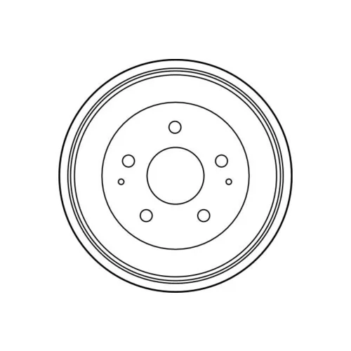 Brzdový bubon TRW DB4252 - obr. 1
