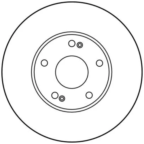 Brzdový kotúč TRW DF1036 - obr. 1