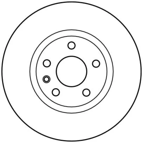 Brzdový kotúč TRW DF2645 - obr. 1