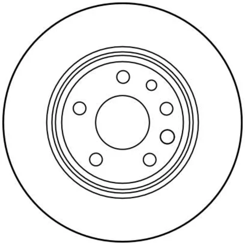 Brzdový kotúč TRW DF2773 - obr. 1